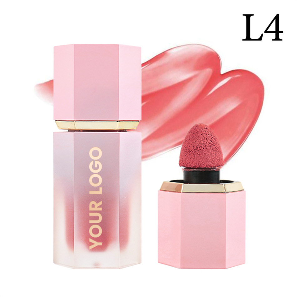 小单快定外贸8色腮红无Logo液体腮红跨境小批量印刷Liquid Blush