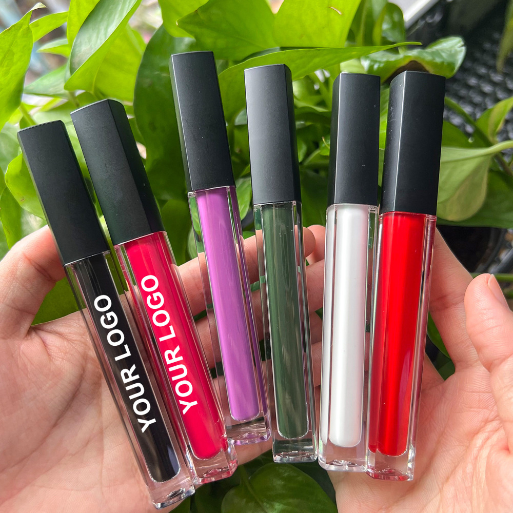 外贸热卖欧美不粘杯液体哑光唇彩持久不掉色脸彩Lip Gloss批发