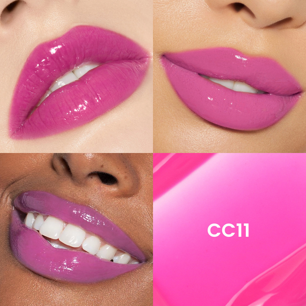 外贸跨境水果钻石圆形唇彩无logo唇釉丰唇透明彩妆现货lip gloss
