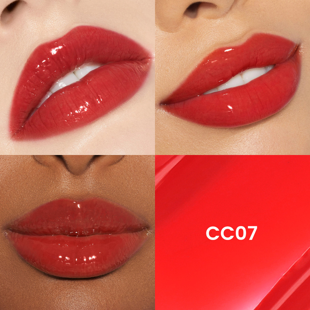 外贸跨境水果钻石圆形唇彩无logo唇釉丰唇透明彩妆现货lip gloss