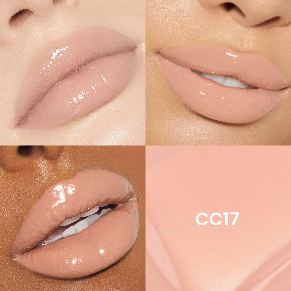 外贸跨境水果钻石圆形唇彩无logo唇釉丰唇透明彩妆现货lip gloss