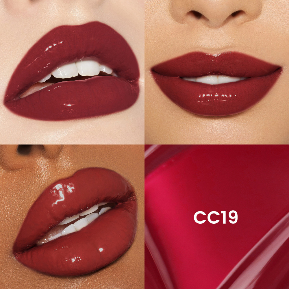 外贸跨境水果钻石圆形唇彩无logo唇釉丰唇透明彩妆现货lip gloss