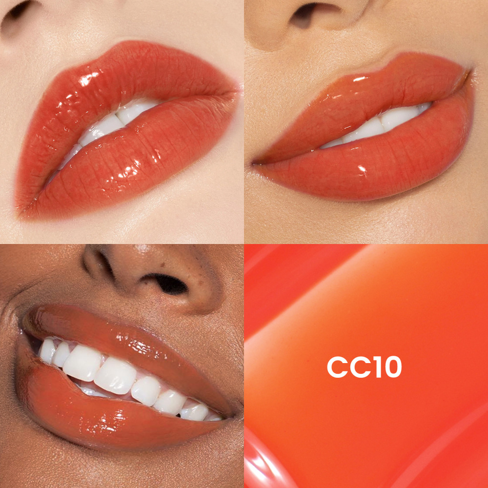 外贸跨境水果钻石圆形唇彩无logo唇釉丰唇透明彩妆现货lip gloss