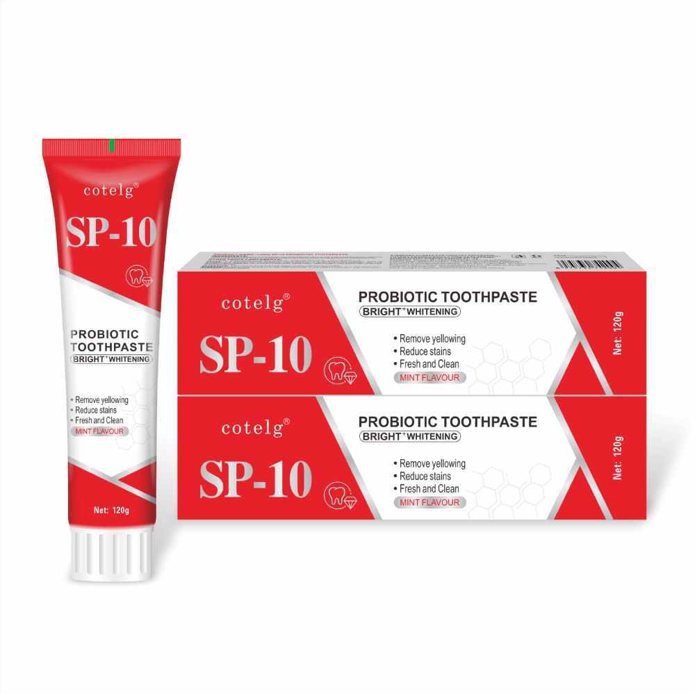 SP-10跨境外贸品牙齿焕亮牙膏深层清洁呵护清新口气改善维护口腔