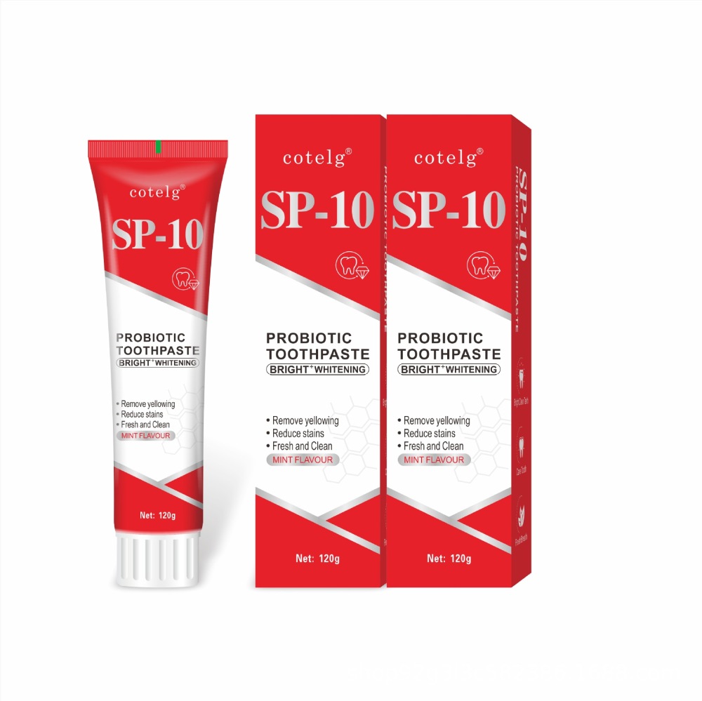 SP-10跨境外贸品牙齿焕亮牙膏深层清洁呵护清新口气改善维护口腔