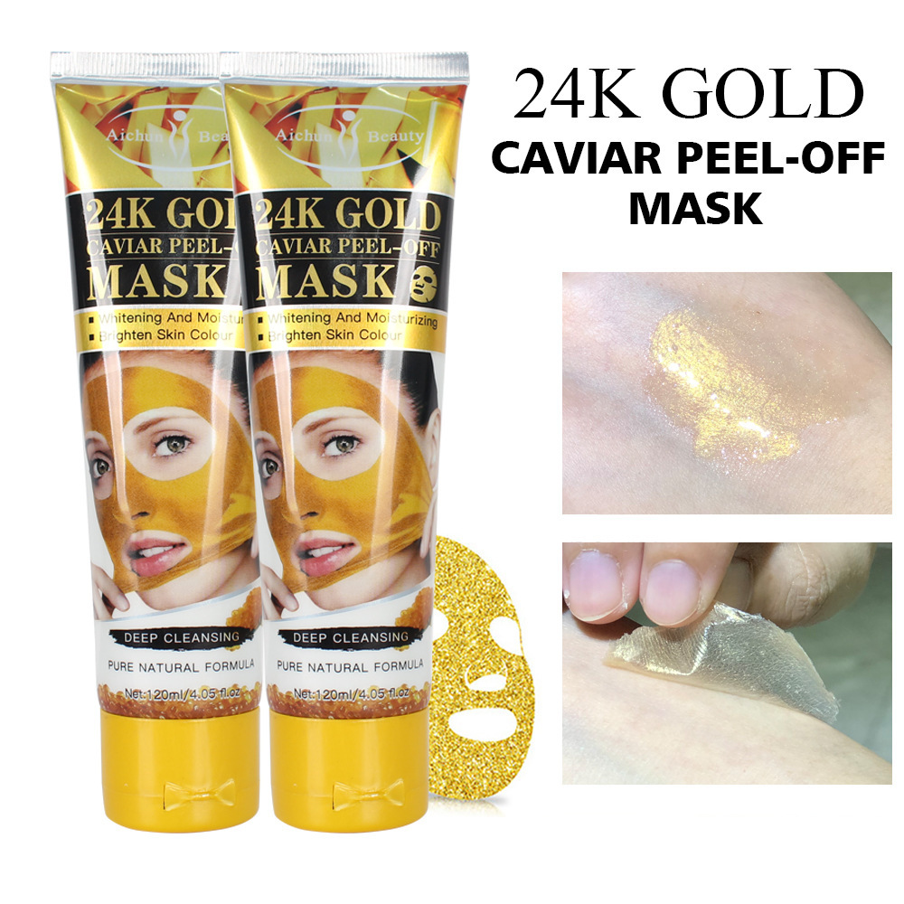 跨境鱼子酱撕拉面膜清洁去黑头收缩毛孔泥膜批发Peel off  mask