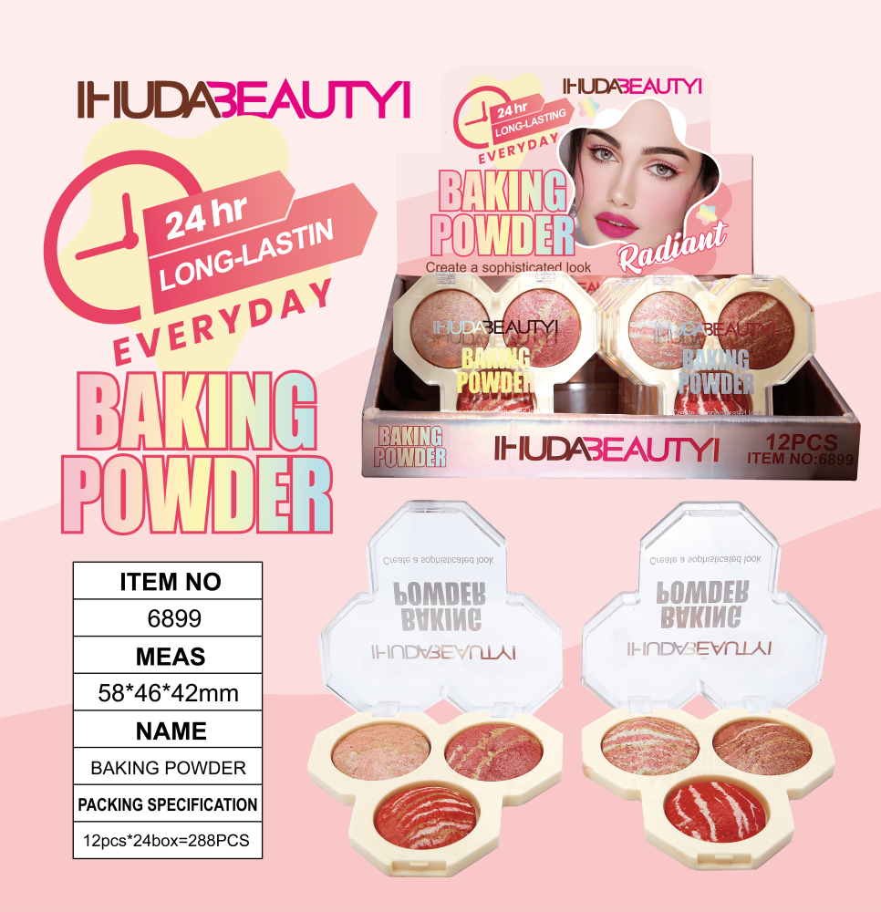 Three-color highlight shimmer eyeshadow contour