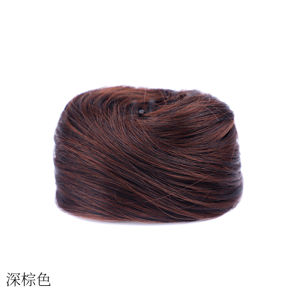 假发丸子头发包 迷你抓夹花苞化纤发包 蓬松化纤半丸子头
