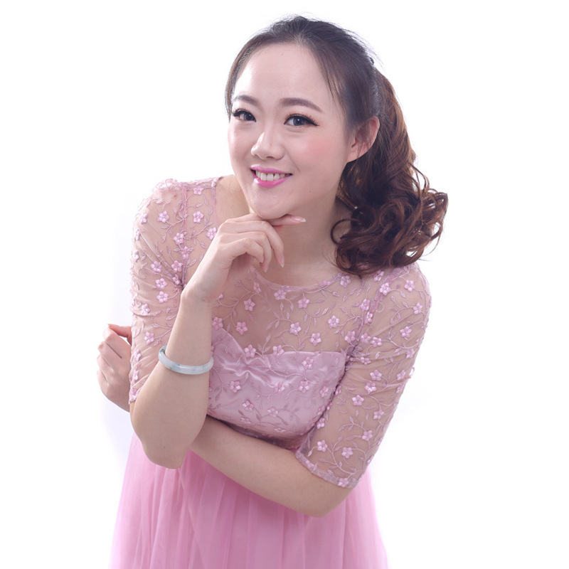 韩版时尚假发马尾女短款绑带式卷发马尾蓬松梨花卷小卷短发假马尾