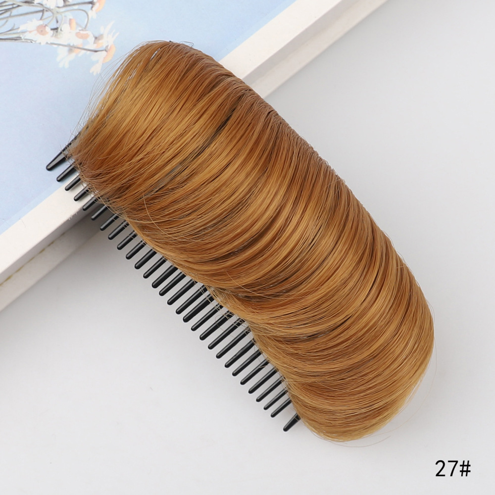 European and American Women's Hair Padding Comb for Increasing Crown Height, Hairpiece for Enhancing Demeanor, Sponge Interlocking Comb