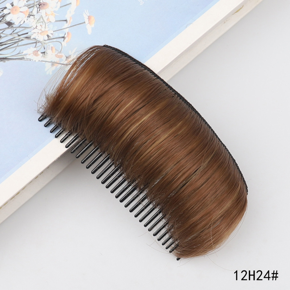 European and American Women's Hair Padding Comb for Increasing Crown Height, Hairpiece for Enhancing Demeanor, Sponge Interlocking Comb