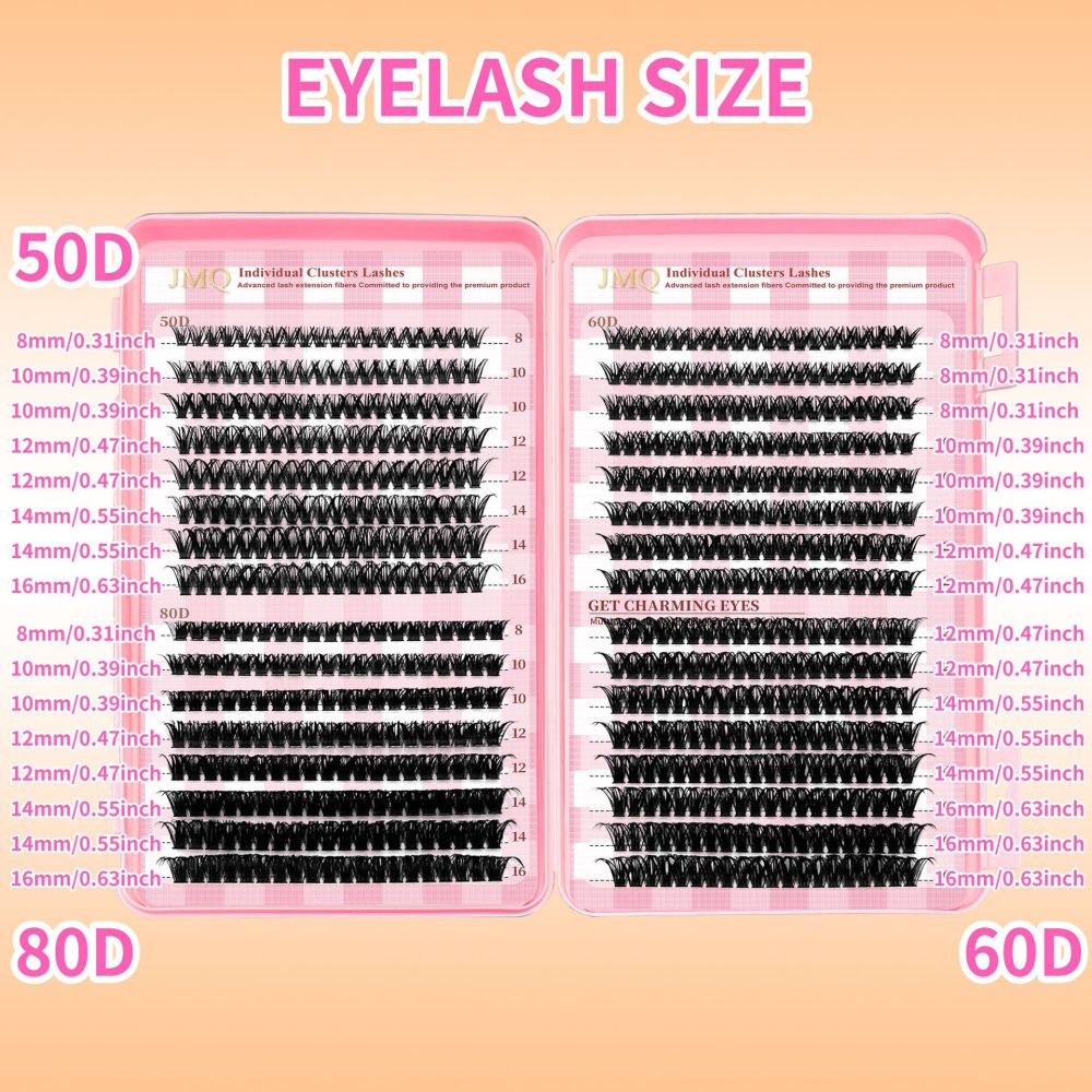 跨境假睫毛 3D立体自然柔软热熔朵毛30D40D50D自粘带工具 睫毛书