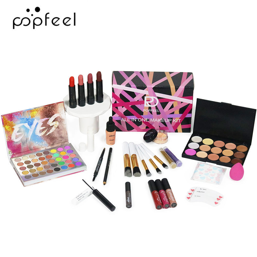 POPFEEL彩妆套装全套初学者化妆品套装 彩妆组合淡妆裸妆跨境专供