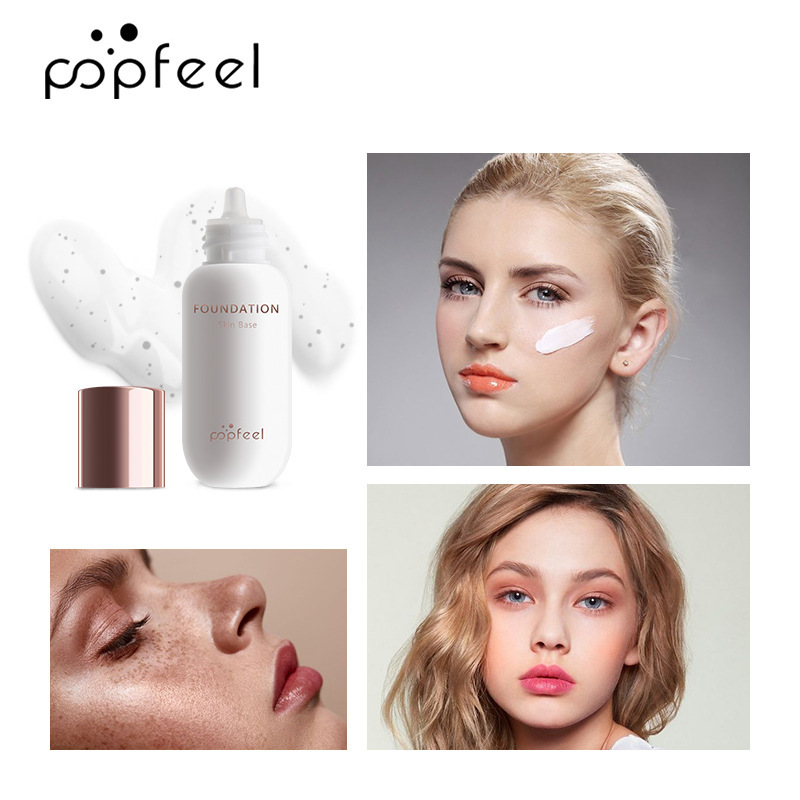 POPFEEL  温变肤色粉底液提亮便携遮瑕液不易掉色 跨境专供