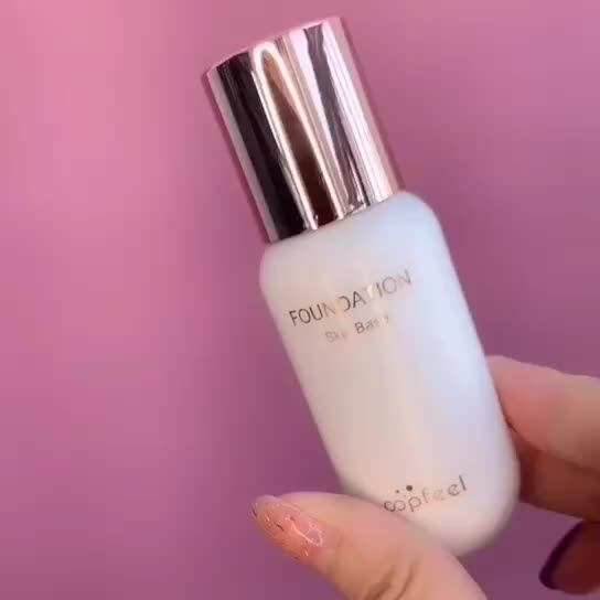 POPFEEL  温变肤色粉底液提亮便携遮瑕液不易掉色 跨境专供