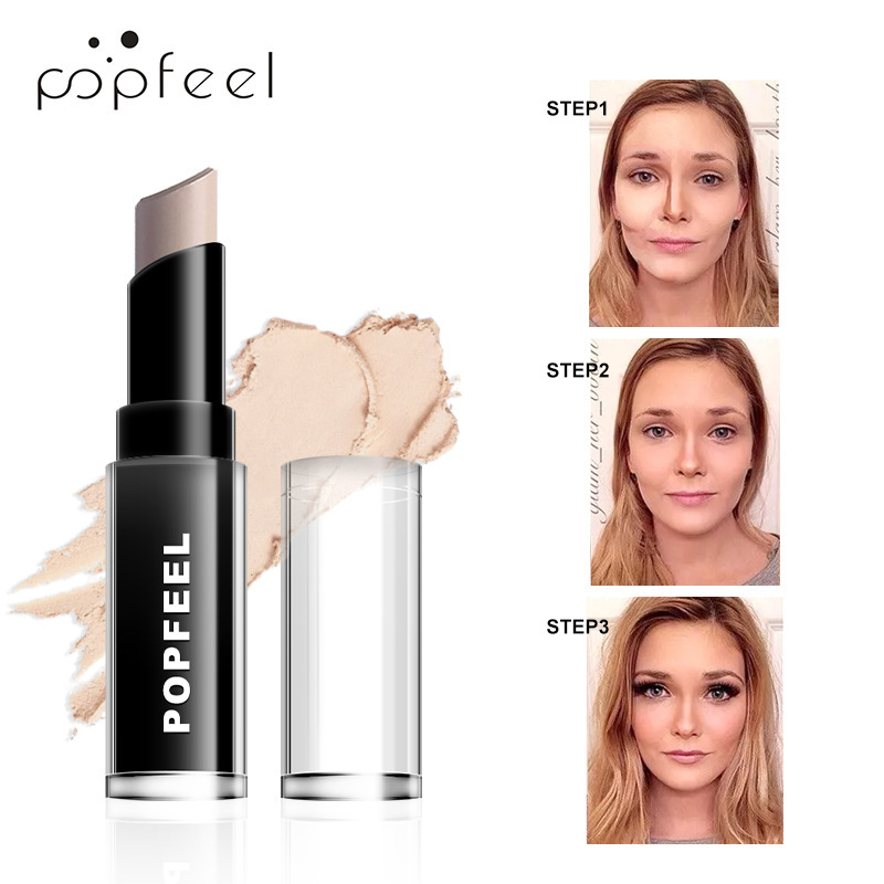 POPFEEL 立体修颜遮瑕高光棒 珠光修容提亮膏 遮瑕棒 彩妆批发