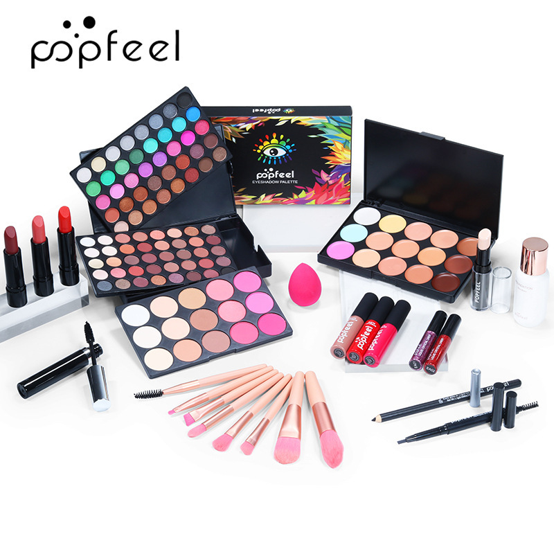 POPFEEL 美妆大师初学者全套淡妆彩妆套装初学者礼盒批发