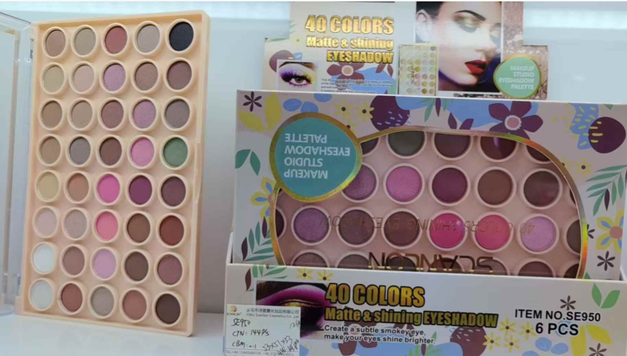 makeup platte 40 color eyeshadow contour