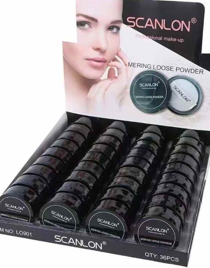 loose powder  makeup oil