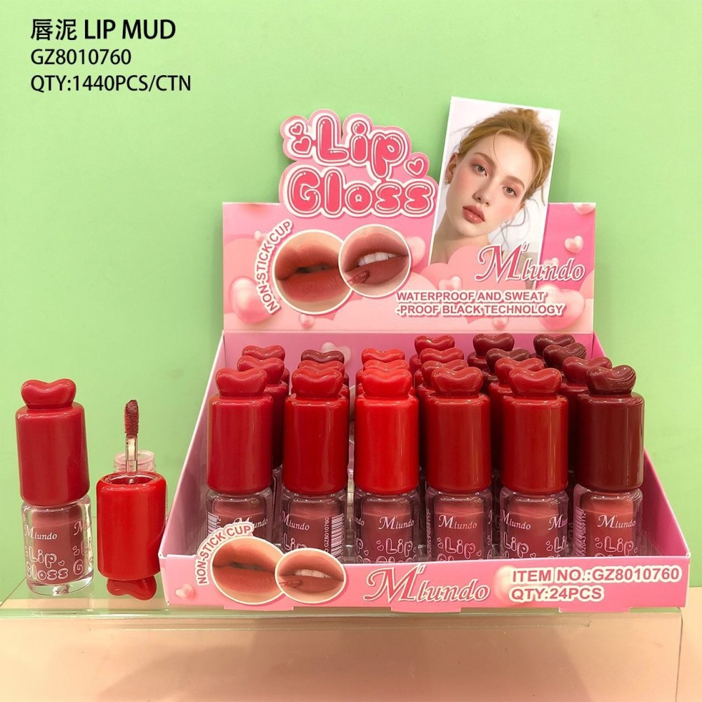 跨境MLUNDO亮片变色唇油LIP OIL滋润水光唇彩唇蜜油采彩妆批发