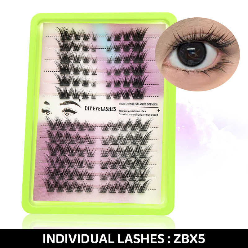 DINGSEN Eyelash Factory: 30, 40, 50, 60, 80, 100-piece hot-melt segmented false eyelashes