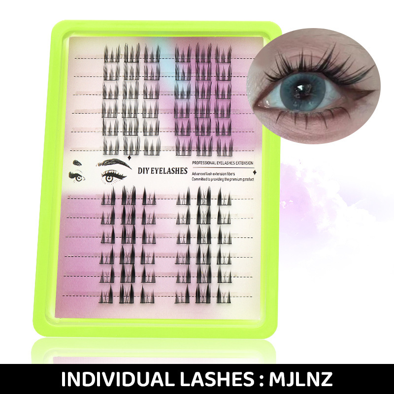 DINGSEN Eyelash Factory: 30, 40, 50, 60, 80, 100-piece hot-melt segmented false eyelashes
