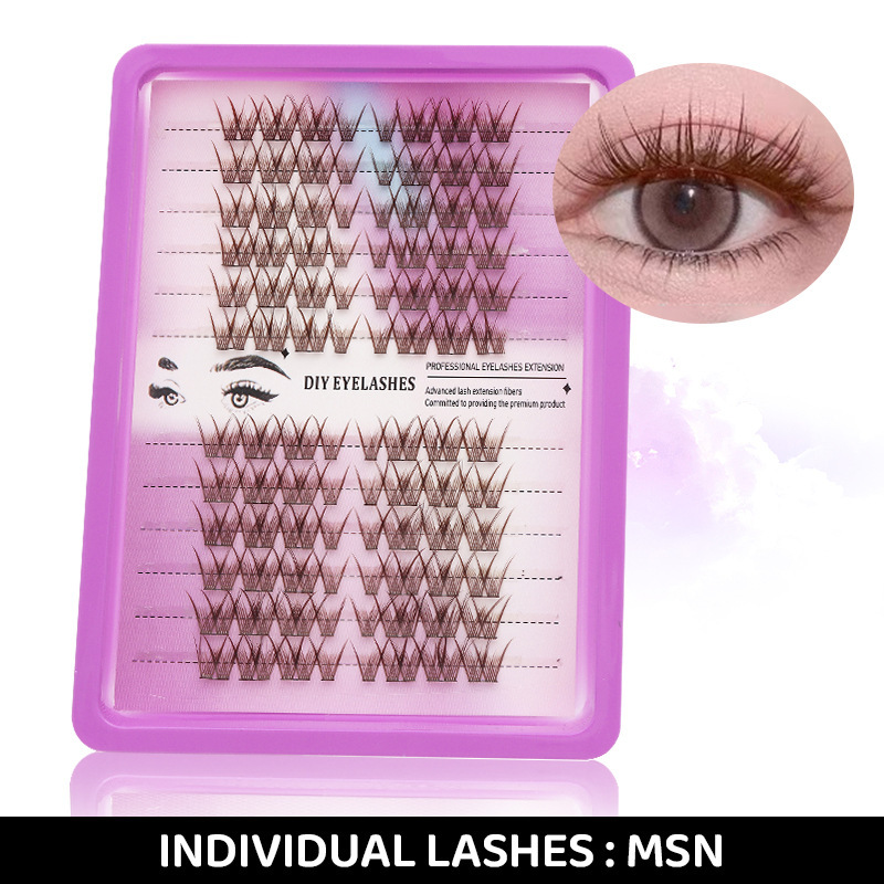 DINGSEN Eyelash Factory: 30, 40, 50, 60, 80, 100-piece hot-melt segmented false eyelashes