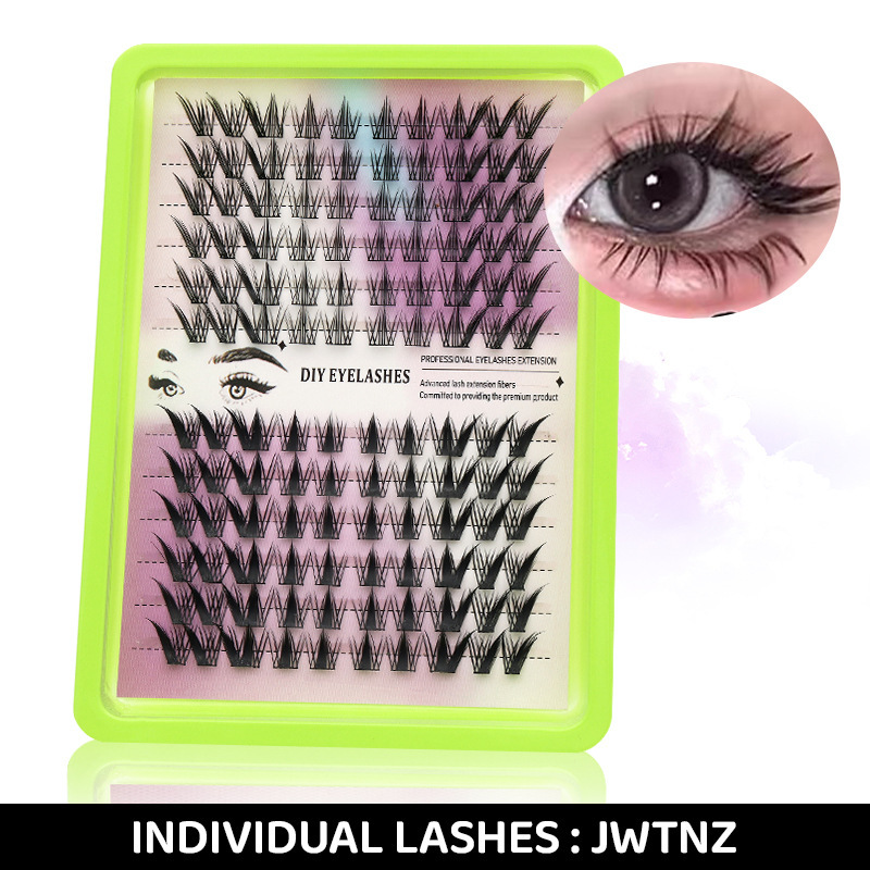 DINGSEN Eyelash Factory: 30, 40, 50, 60, 80, 100-piece hot-melt segmented false eyelashes