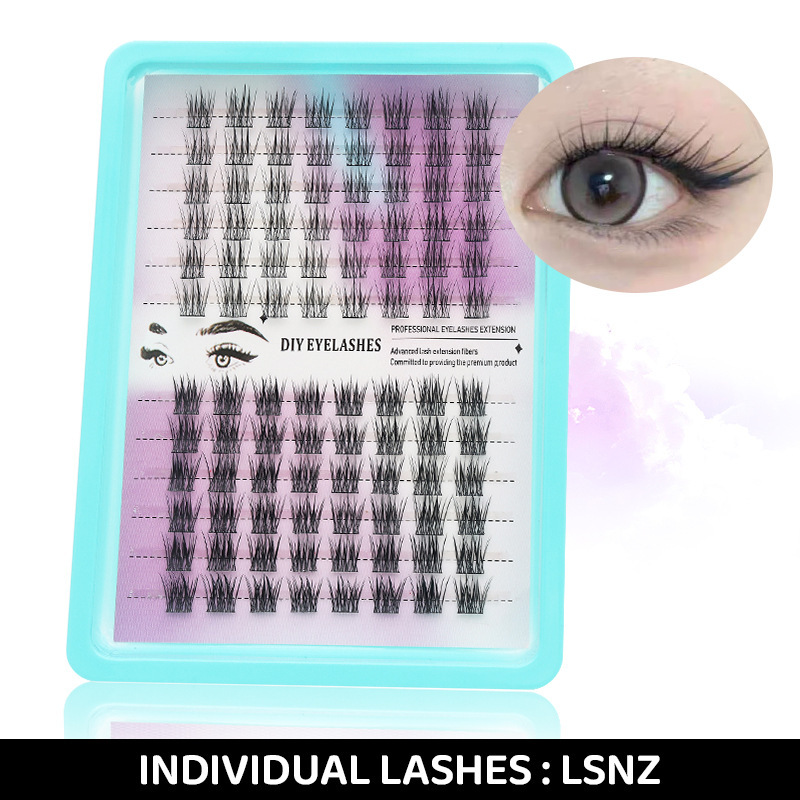 DINGSEN Eyelash Factory: 30, 40, 50, 60, 80, 100-piece hot-melt segmented false eyelashes