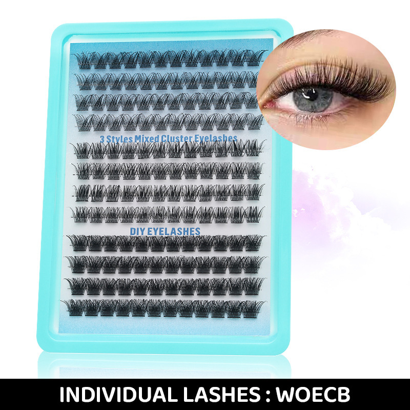 DINGSEN Eyelash Factory: 30, 40, 50, 60, 80, 100-piece hot-melt segmented false eyelashes