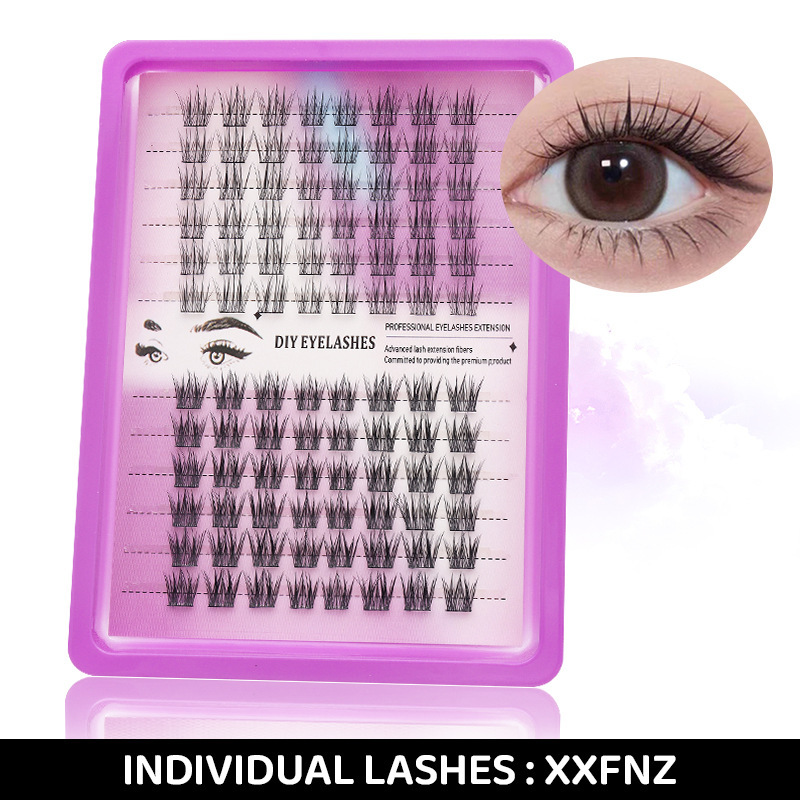 DINGSEN Eyelash Factory: 30, 40, 50, 60, 80, 100-piece hot-melt segmented false eyelashes