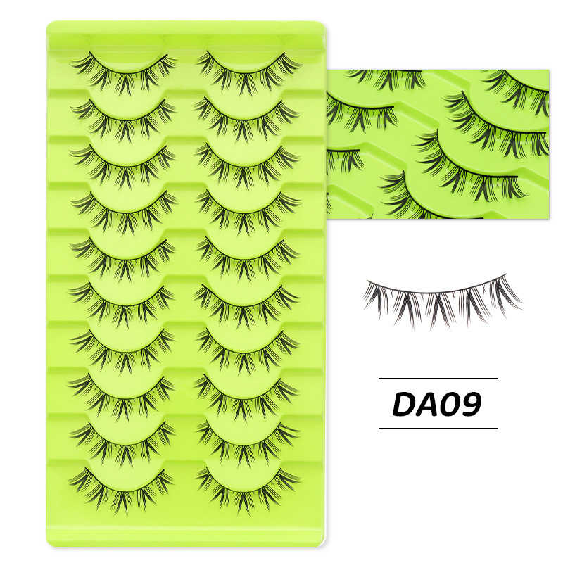 DINGSEN 10 pairs of false eyelashes with thin and light thin sheets