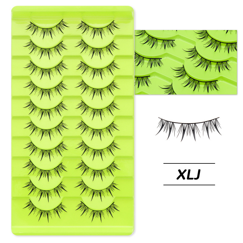 DINGSEN 10 pairs of false eyelashes with thin and light thin sheets