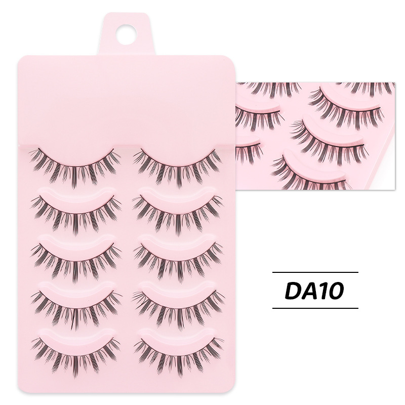 DINGSEN 10 pairs of false eyelashes with thin and light thin sheets
