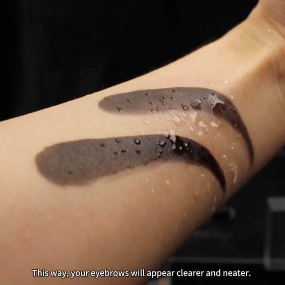 跨境彩妆染眉液笔防水持久不晕染带眉卡眉刷旋转式液体显色染眉膏