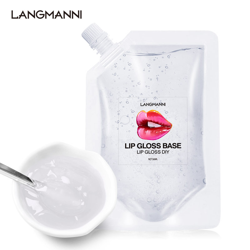 跨境专供 langmannni新款DIY透明唇彩唇釉基底 保湿滋润