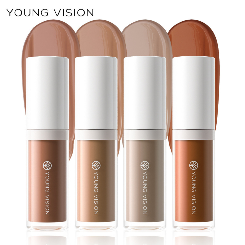 YOUNG VISION 4色液体修容 立体鼻阴影多功能马蹄刷头修容液