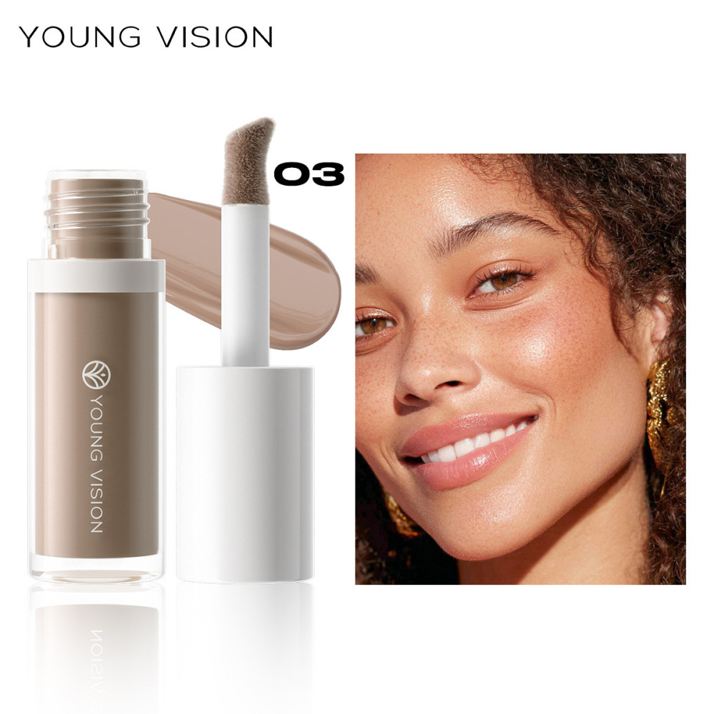 YOUNG VISION 4色液体修容 立体鼻阴影多功能马蹄刷头修容液
