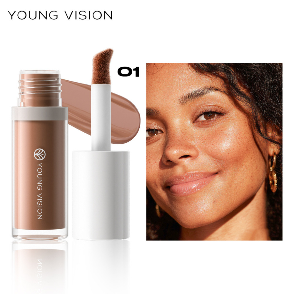 YOUNG VISION 4色液体修容 立体鼻阴影多功能马蹄刷头修容液