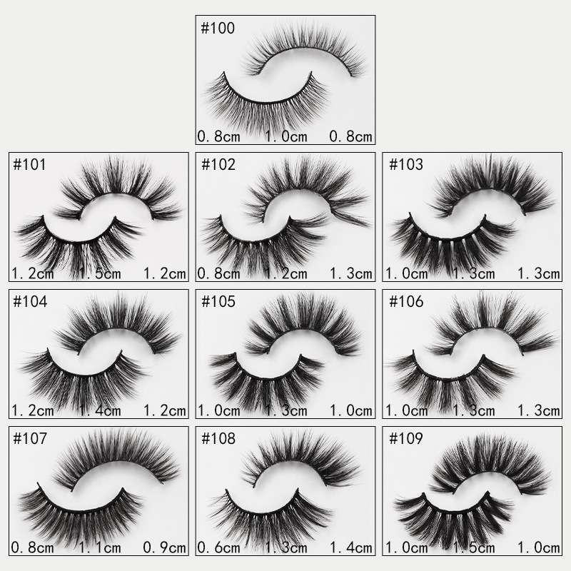 厂家直销3d假睫毛立体欧美跨境浓密款眼睫毛手工制作eyelashes