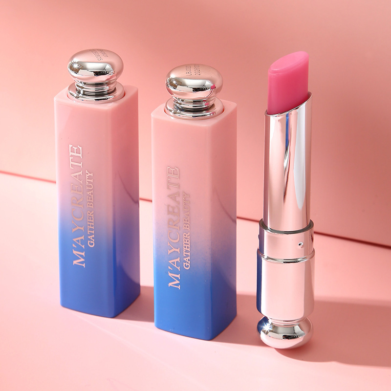 健美创研品牌渐变口红补水保湿滋润变色持久防干裂唇膏化妆品裸妆