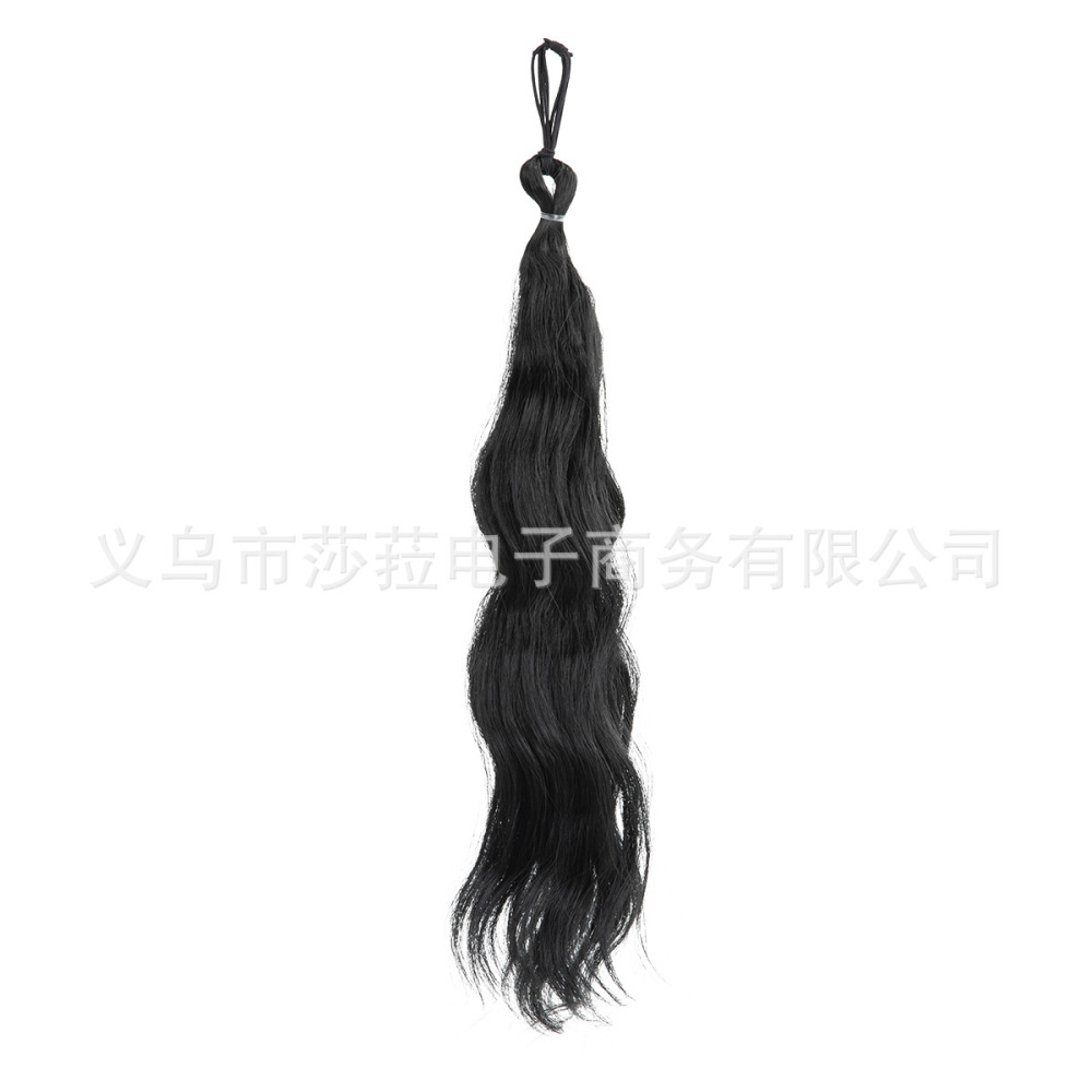 跨境爆款假发辫子彩色麻花辫编发神器挑染发束多巴胺侧马尾增发量