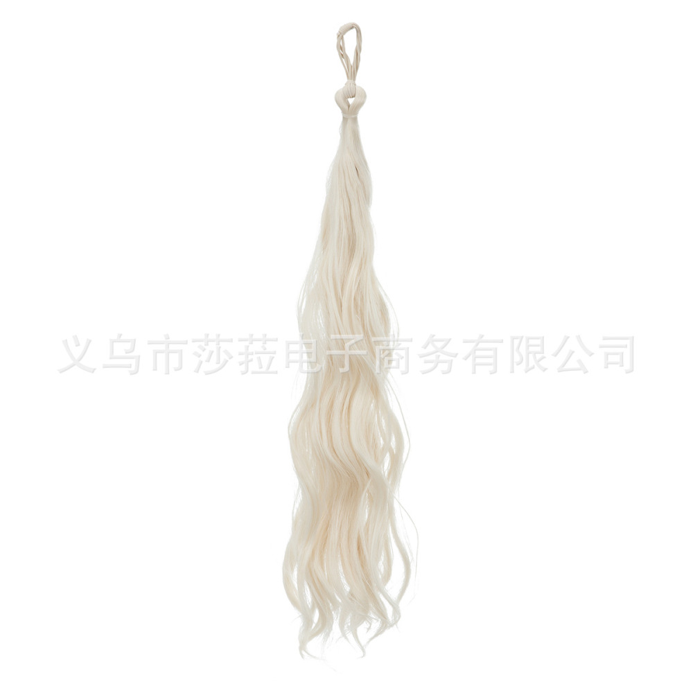 跨境爆款假发辫子彩色麻花辫编发神器挑染发束多巴胺侧马尾增发量