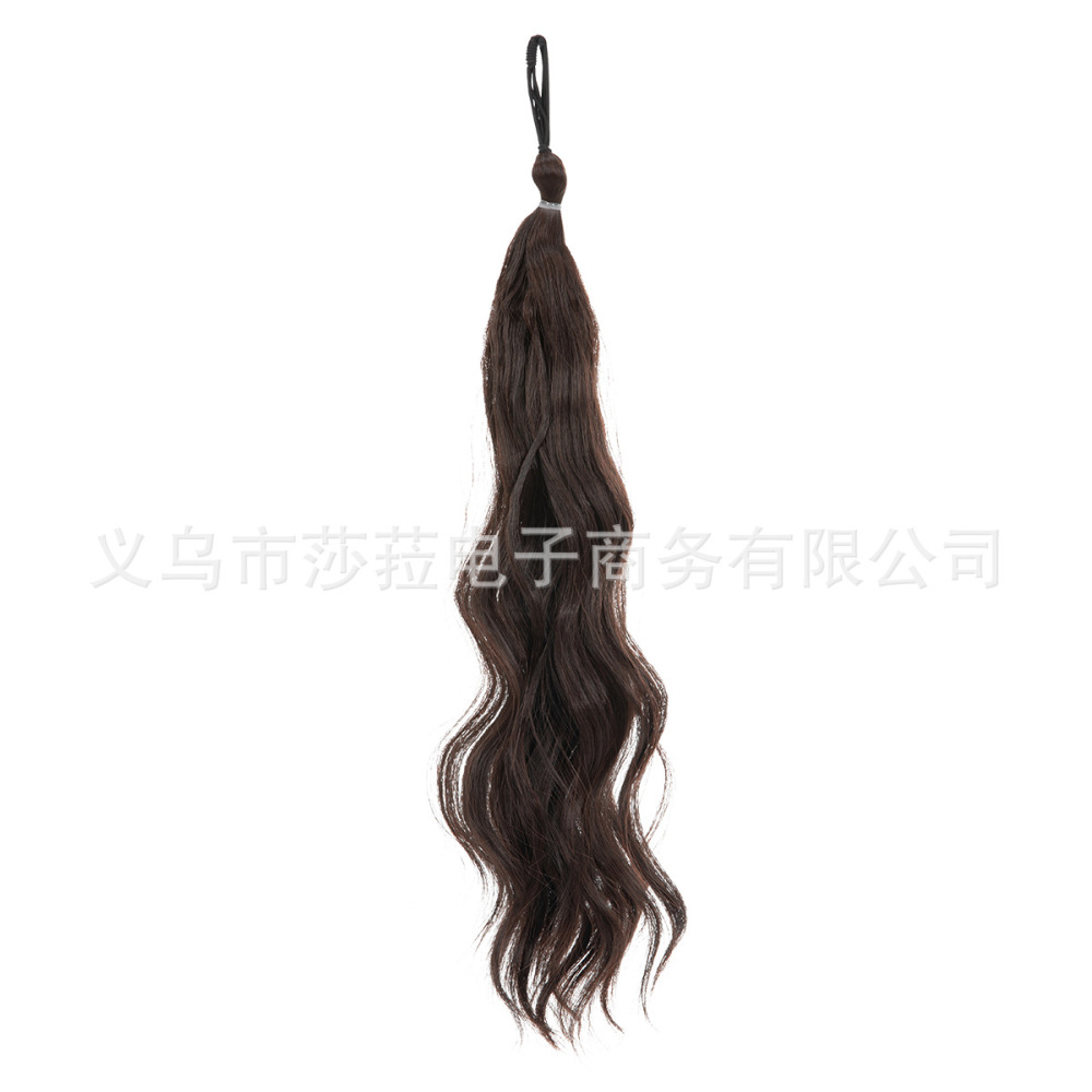 跨境爆款假发辫子彩色麻花辫编发神器挑染发束多巴胺侧马尾增发量