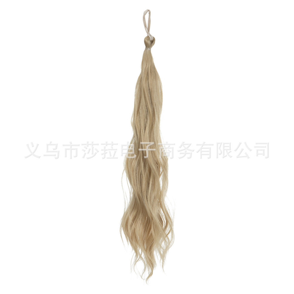 跨境爆款假发辫子彩色麻花辫编发神器挑染发束多巴胺侧马尾增发量