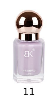 BK新彩色指甲油免烤油性持久不可剥大容量护甲裸色实体店方瓶15ml