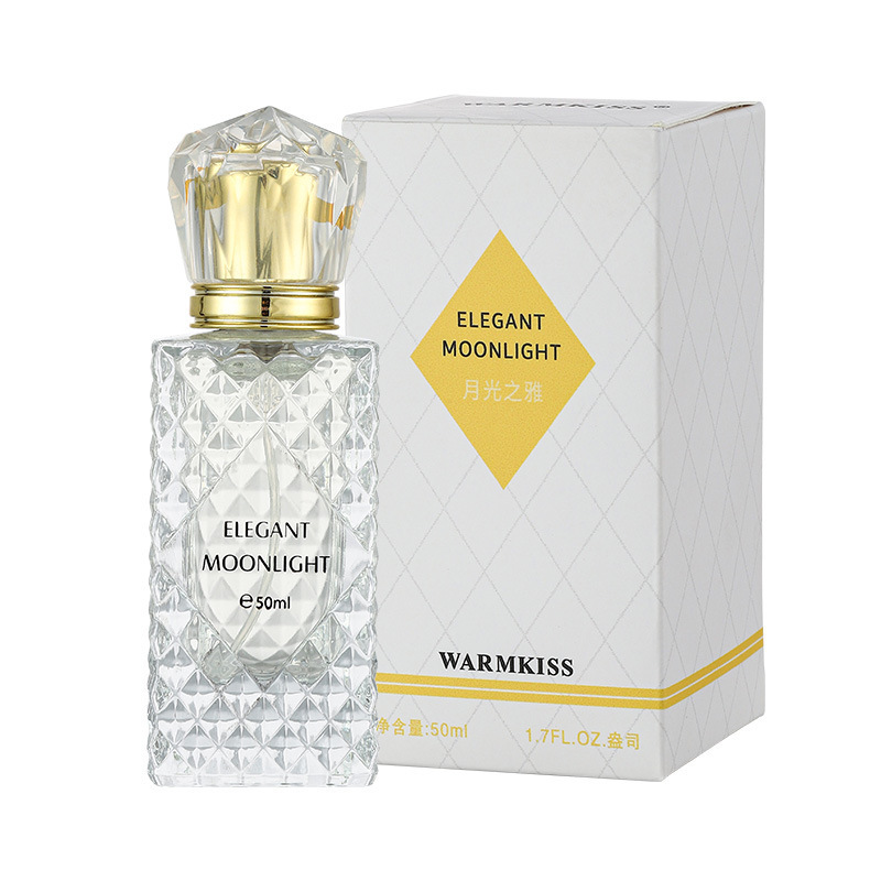 WARMKISS香水旺多姆广场白金女士钻石香氛持久留香淡雅跨境热销