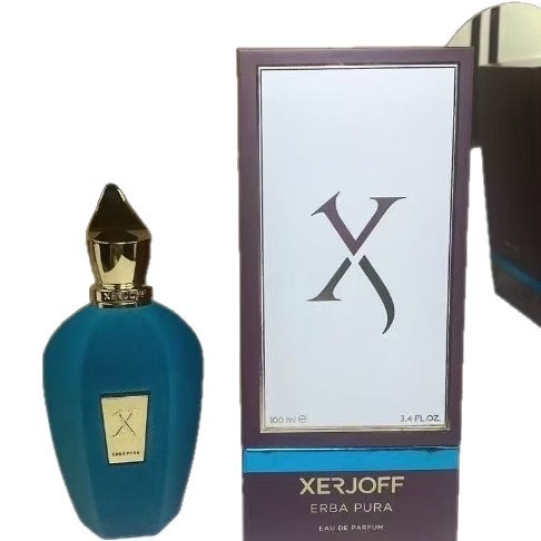 跨境外贸爆款perfume希爵夫xerjoff纯净草木异域玫瑰金色草木香水
