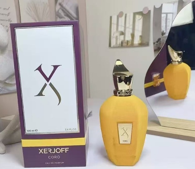 跨境外贸爆款perfume希爵夫xerjoff纯净草木异域玫瑰金色草木香水