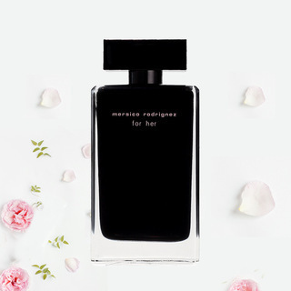 跨境外贸纳西素For her女士香水黑色瓶粉色麝香女士香水批发100ML